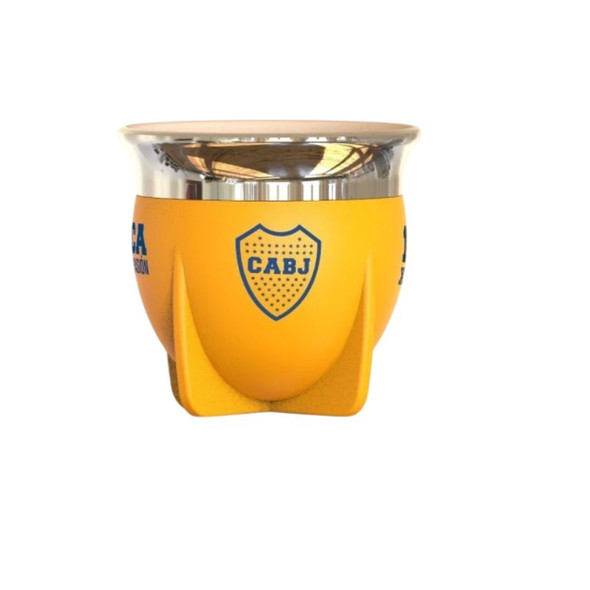 Pampa Mate Official Product Gourd Boca Juniors with Bombilla