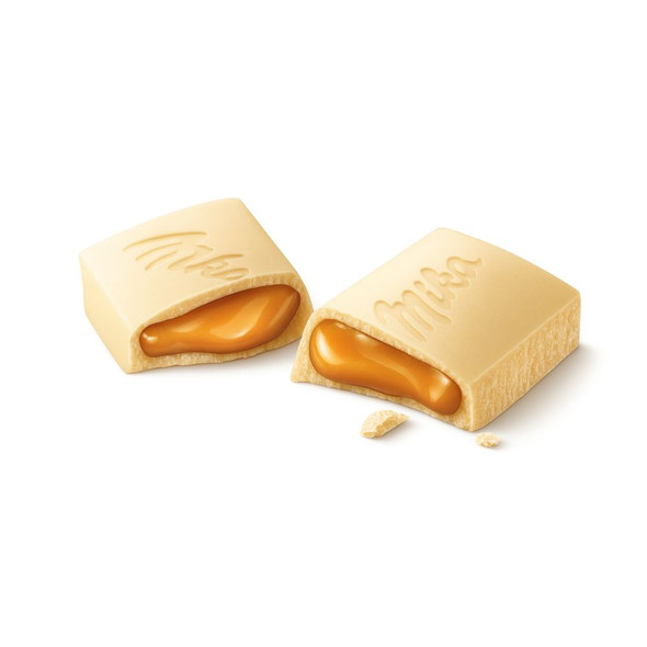 Milka White Chocolate Bar Filled with Dulce de Leche, 29 g / 1 oz ea (pack of 6 bars)