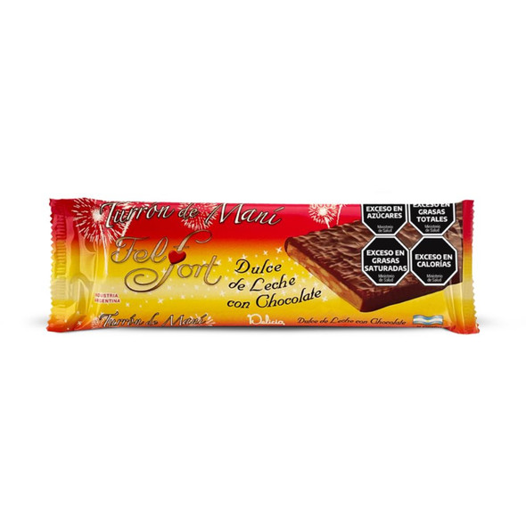 FelFort Soft Peanut Nougat with Chocolate, 100 g / 3.5 oz