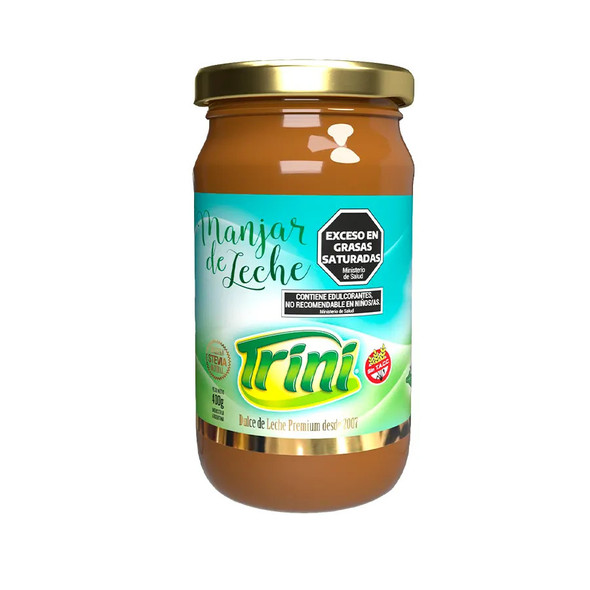Trini Dulce de Leche with Stevia, Sugar-Free & Gluten-Free, 400 g / 14.1 oz jar