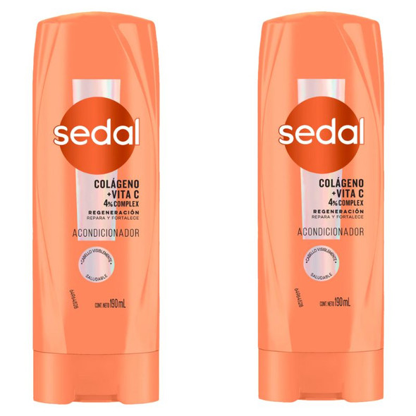 Sedal Conditioner with Collagen & Vitamin, 190 ml / 6.42 fl oz (pack of 2)