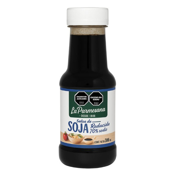 La Parmesana Soy Sauce Light 70% Reduced Salt, 300 ml / 10.1 fl oz