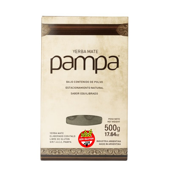 Pampa Yerba Mate Low Dust Content, 500 g / 17.64 oz