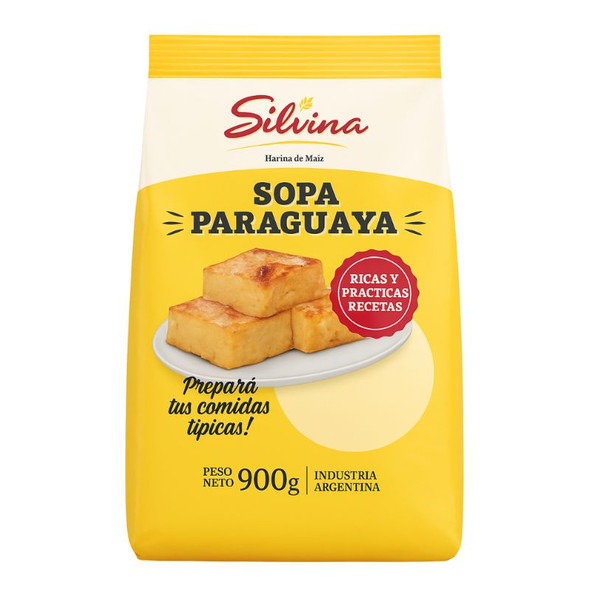 Silvina Sopa Paraguaya Traditional Cornbread, 900 g / 31.75 oz