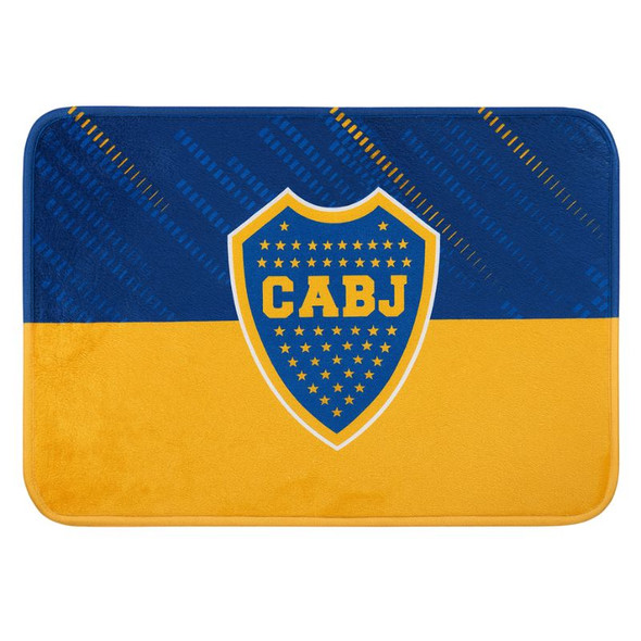 The Hincha House Boca Juniors Producto Oficial Non-Slip Bathroom Mat, 60 cm x 40 cm / 23.6" x 15.7"