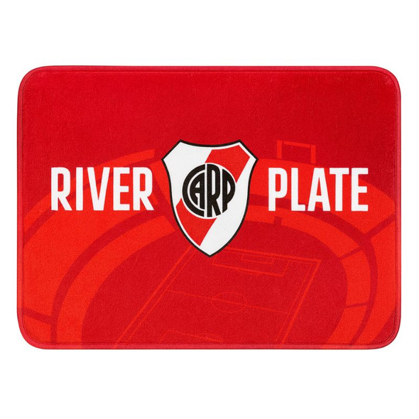 The Hincha House River Plate Producto Oficial Non-Slip Bathroom Mat, 60 cm x 40 cm / 23.6" x 15.7"