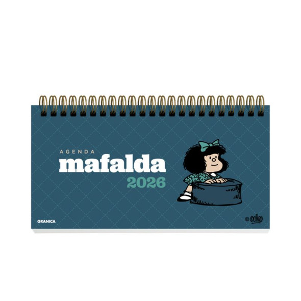 Mafalda Agenda 2026 Pocket Spiral-Bound by Quino – Editorial Granica (Spanish Edition)