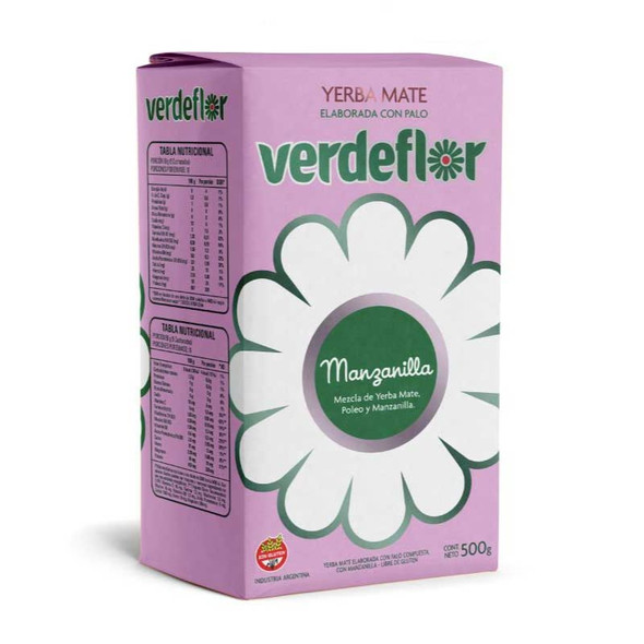 Verdeflor Yerba Mate with Chamomile, 500 g / 17.64 oz