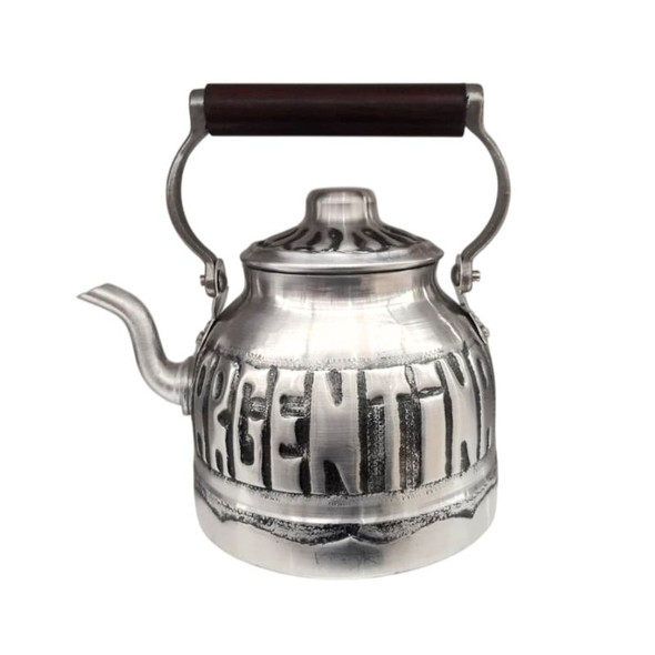 Flor de Lis Design Kettle, Cincelada Stainless Steel Handle, 1.5 L / 50.7 oz Capacity