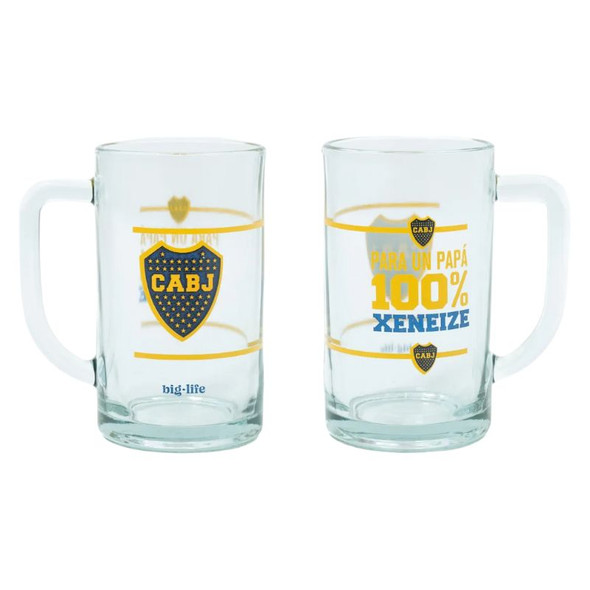 Big Life Chop Boca Juniors Father’s Day Edition Beer Mug, 500 ml / 16.9 fl oz