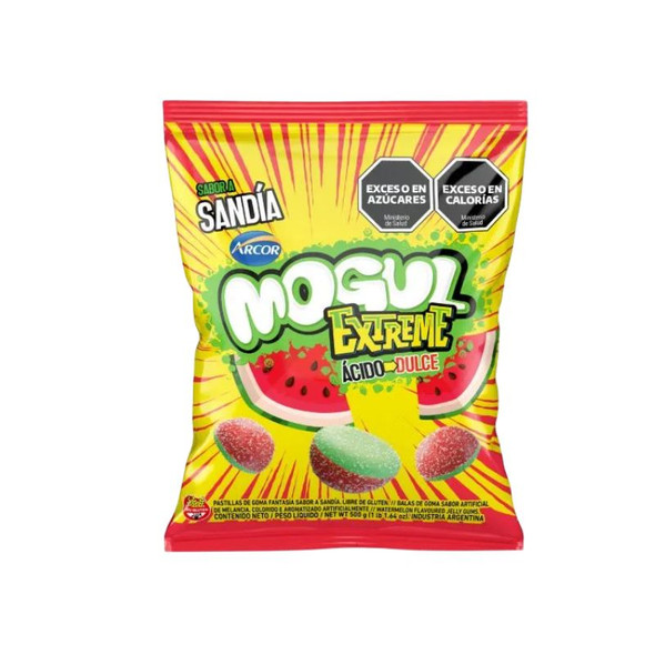 Mogul Extreme Sour Watermelon + Sweet Gummies, 500 g / 17.64 oz Mogul Extreme Sour Watermelon + Sweet Gummies, 500 g / 17.64 oz