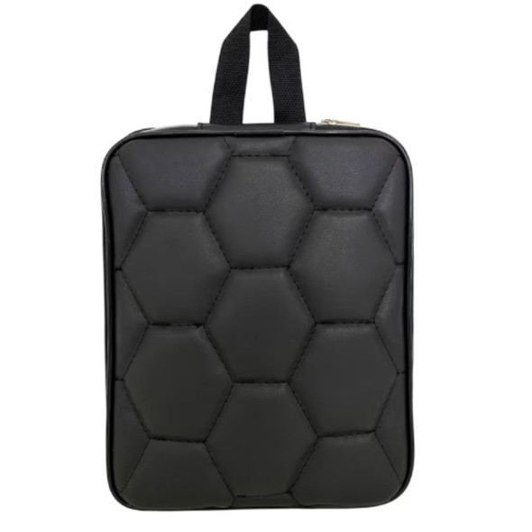 Asado BBQ Set with Algarrobo Wood Board and Eco-Leather Football Pouch, 20 cm / 7.87 in