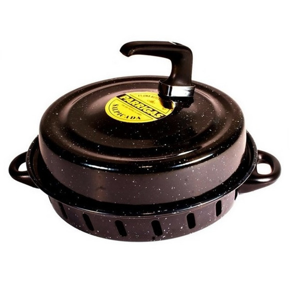 Parrigas Parrilla Enlozada Para La Hornalla Sin Humo Ni Olor Classic Argentinian Tiled Kitchen Grill No Smoke & No Odor Big Indoor Gas Grill, 35 cm / 13.77" 