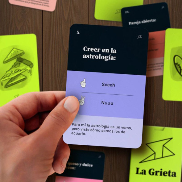 Buró de Juegos La Grieta, Strategic Board Card Game (Spanish Edition)