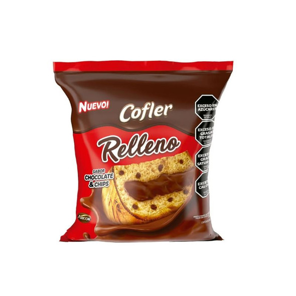Cofler Pan Dulce with Chocolate Chips & Chocolate Filling, 450 g / 15.87 oz