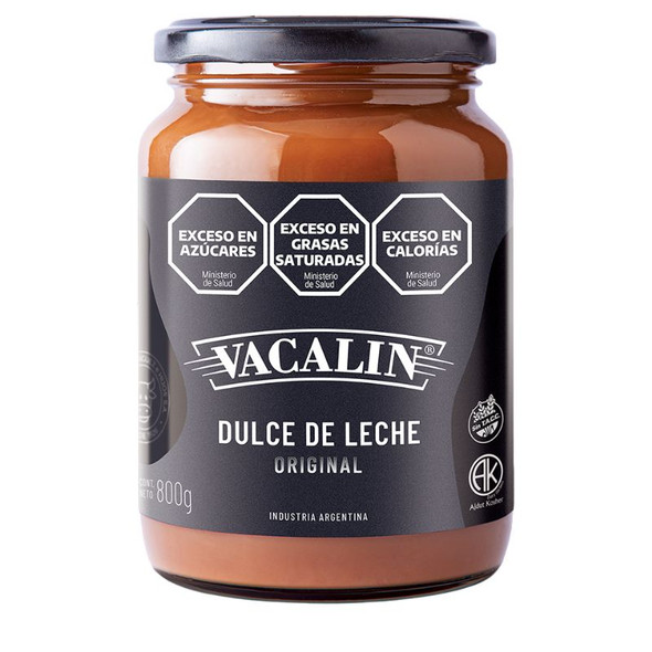 Vacalin Dulce de Leche Original in Glass Jar, 800 g / 28.2 oz