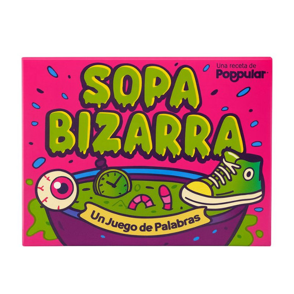 Poppular Sopa Bizarra, Word Card Game for Families – Spanish Edition