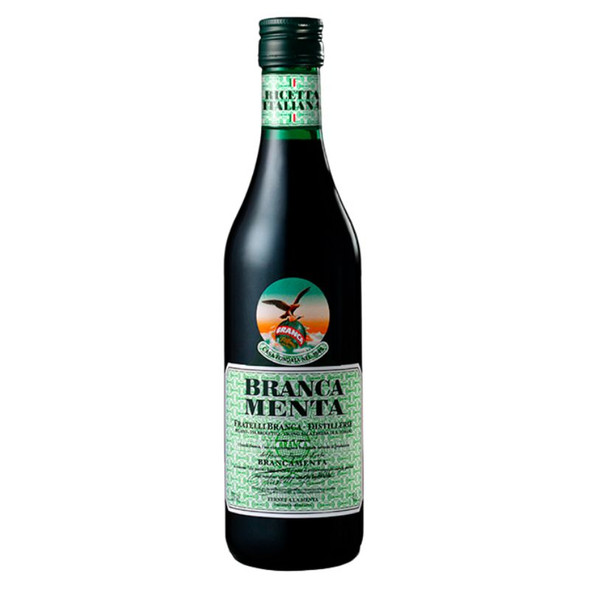 Fernet Branca Ricetta Italiana Bitter Amaro Herbal Infusion Liqueur Mint Flavor, 450 ml / 15.2 fl oz