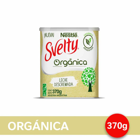Nestlé Svelty Organic Skimmed Milk Powder, 370 g / 13.05 oz