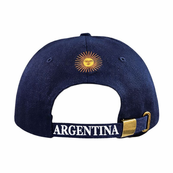 Malvinas Argentinas Navy Blue Cap "Son Argentinas", Embroidered Design, One Size Adjustable