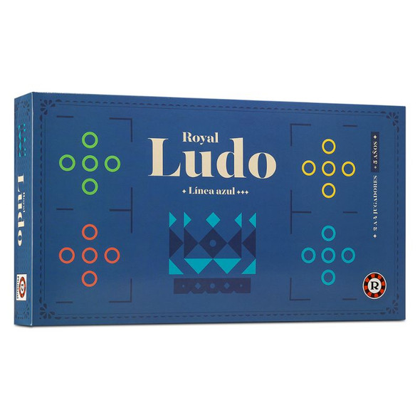 Royal Ludo Classic Board Game – Línea Azul Edition