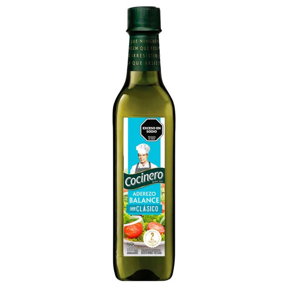 Cocinero Balance Salad Dressing Classic Flavor, 500 ml / 16.9 fl oz