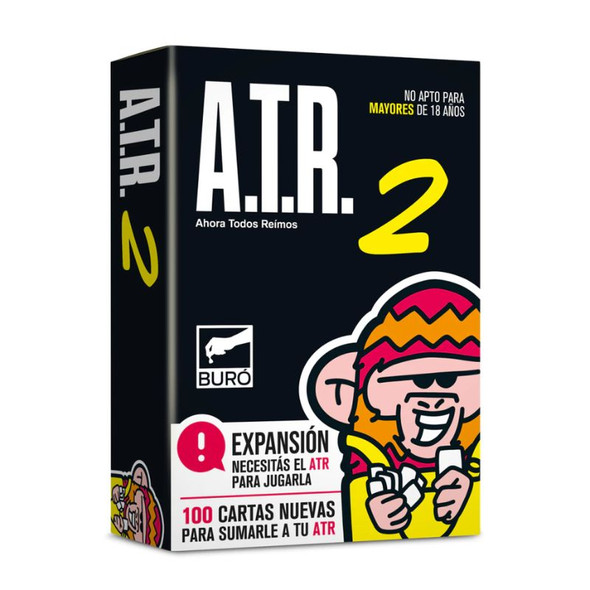 A.T.R. 2 Ahora Todos Reímos Juego de Cartas, Humor Board Games with Cards by Buró Special for Teens & Children (Spanish Edition)