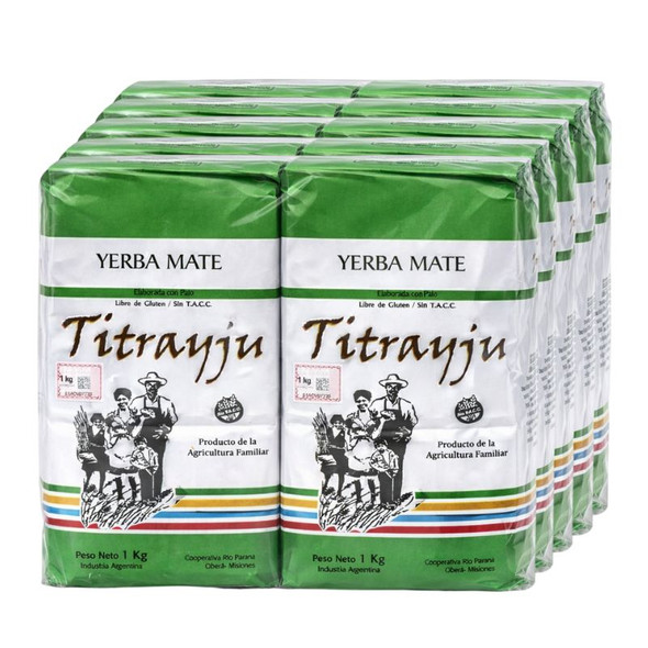 Titrayju Yerba Mate Community Agriculture, 1 kg / 2.2 lb (pack of 10)