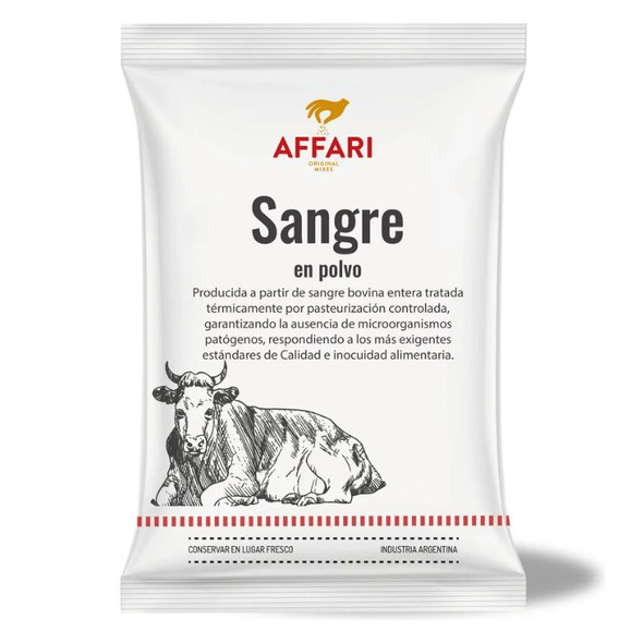 Affari Whole Pasteurized Blood Powder, 1 kg / 2.2 lb