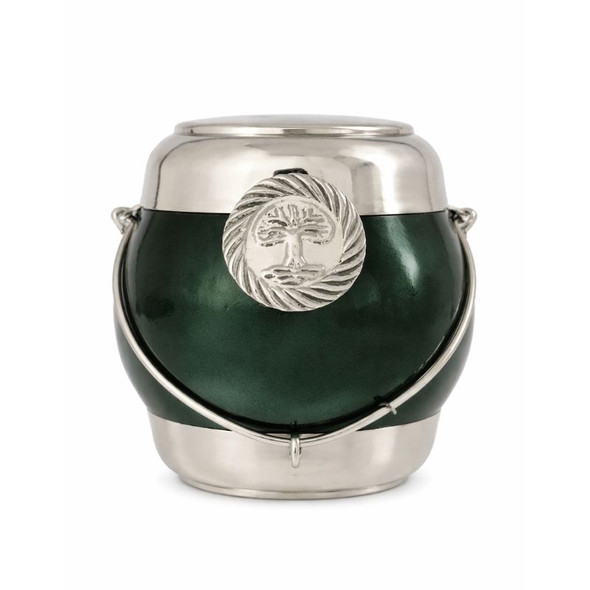 Calabaza Mate Gourd with 100% Alpaca Rim & Front Emblem, Small Size (Various Colors)