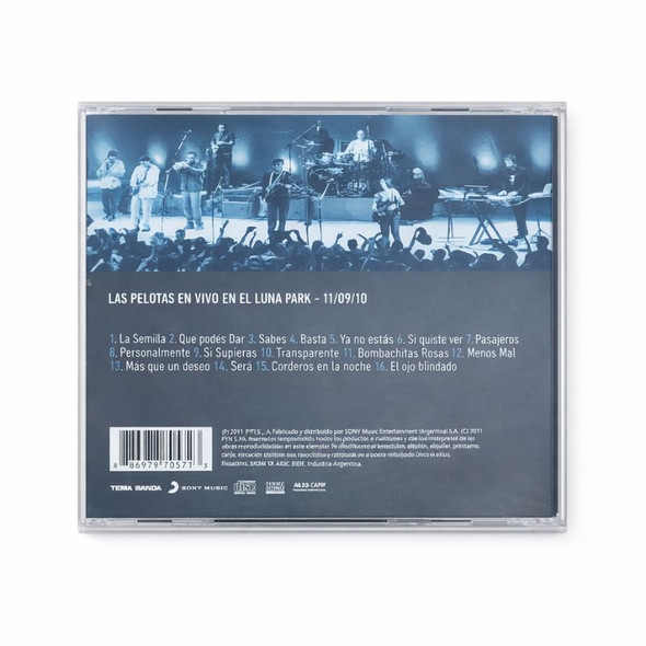 Las Pelotas – Vivo Live Album CD, Standard Edition