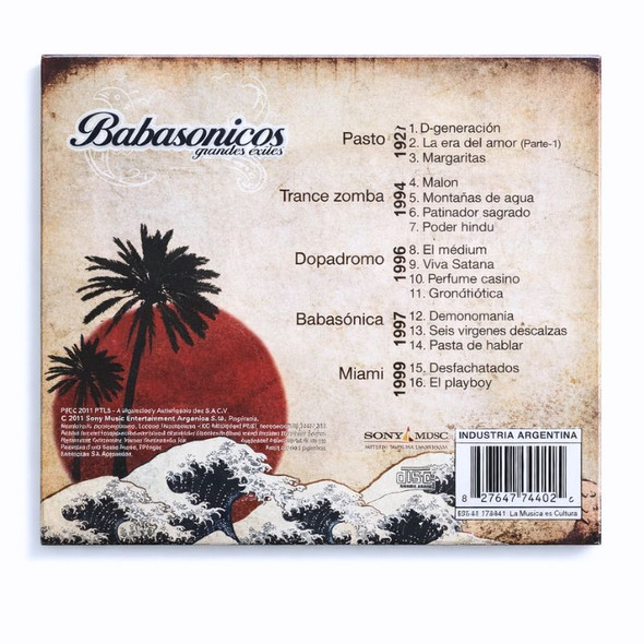 Babasonicos – Grandes Éxitos CD, Standard Edition
