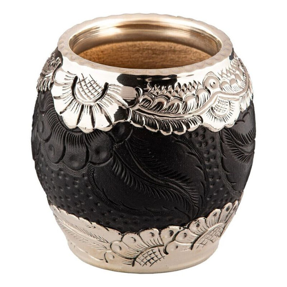 Matesur Torpedo Mate Gourd Orfebre Double Calado Alpaca & Leather