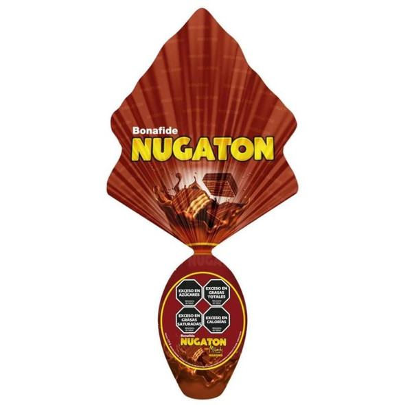 Bonafide Nugatón Easter Egg Milk Chocolate with Mini Nugatón Bites, 177 g / 6.2 oz