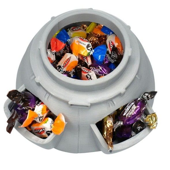 Marge Simpson Candy Bowl Sugar Bowl Organizer – 3D Printed Grey Container