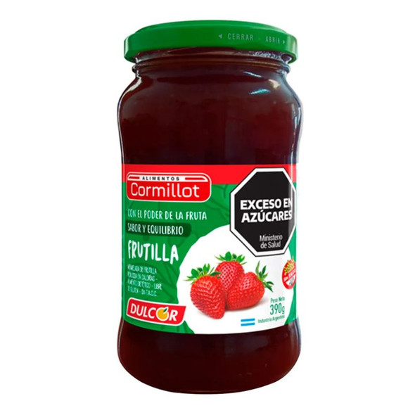 Cormillot Strawberry Light Jam Reduced Sugar Spread, 390 g / 13.76 oz