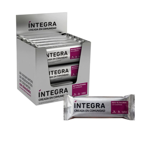 Íntegra Chocolate Hazelnut Protein Bar, 492 g / 17.35 oz (box of 12)