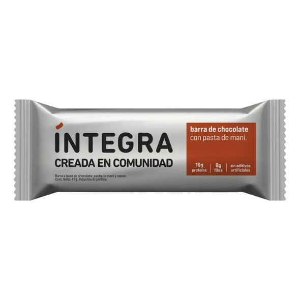 Íntegra Chocolate Peanut Butter Protein Bar, 492 g / 17.35 oz (box of 12)