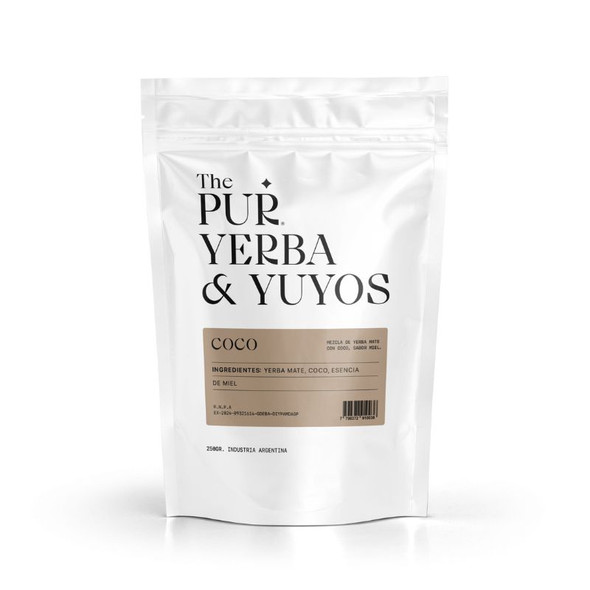 The Pur Yerba Mate & Yuyos Coconut Blend, 250 g / 8.82 oz