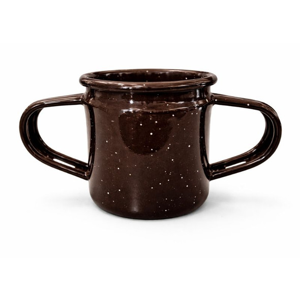 Enamel Mate Cup with Dual Handles Traditional Style (various colors)