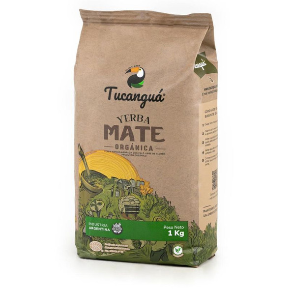 Tucanguá Yerba Mate Certified Organic - Aged 24 Months, 1 kg / 2.2 lb