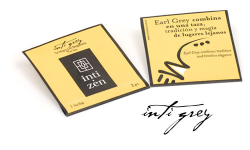 Inti Zen Inti Grey - Black Tea with Bergamot (box of 15 tea bags)