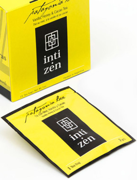 Inti Zen Patagonia Bee - Black Tea, Honey, Vanilla & Cacao (box of 15 tea bags)