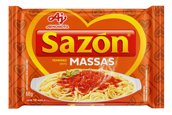 Ajinomoto Sazón Pasta Seasoning Mix Sachets, 60 g / 2.12 oz (pack of 3)