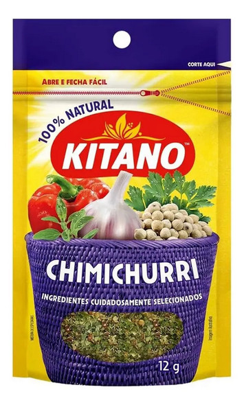 Kitano 100% Natural Chimichurri Seasoning Blend, 12 g / 0.42 oz (pack of 3)