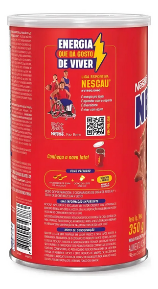 Nestlé Nescau Chocolate Drink Mix Powder, 350 g / 12.35 oz