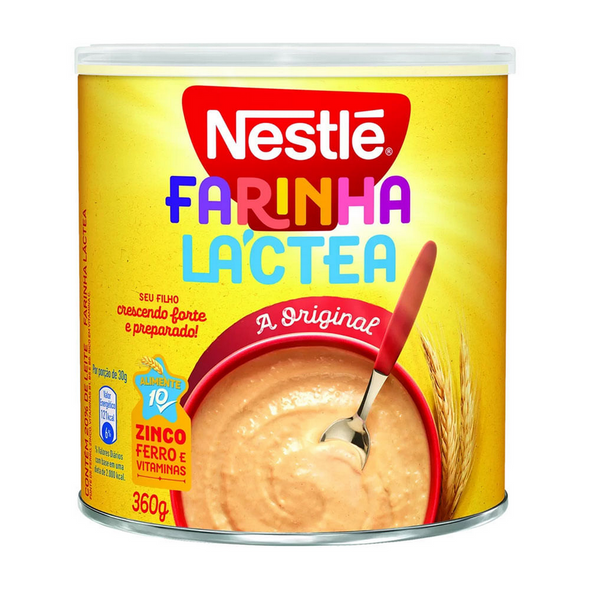 Nestlé Traditional Farinha Láctea Cereal Mix, 360 g / 12.70 oz (pack of 2)