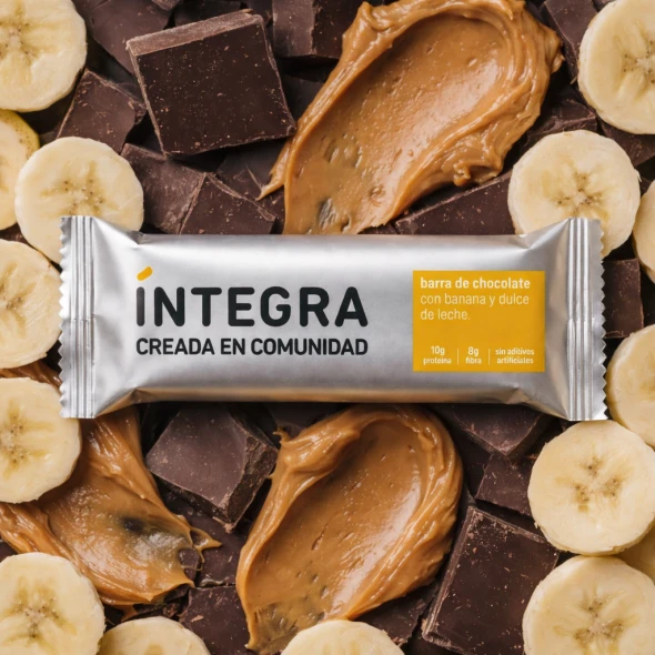 Integra Protein Bar Chocolate Banana & Dulce de Leche, 41 g / 1.45 oz (Box of 12)