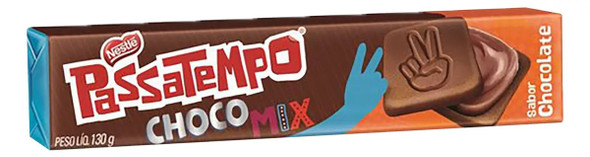 Nestlé Passatempo Choco Mix Chocolate Cookies, 130 g / 4.59 oz (pack of 6)