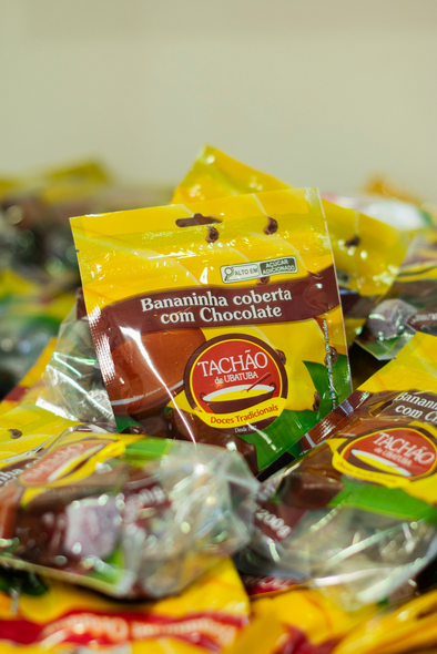 Tachao de Ubatuba Chocolate-Covered Banana Candy, 200 g / 7.05 oz (pack of 2)